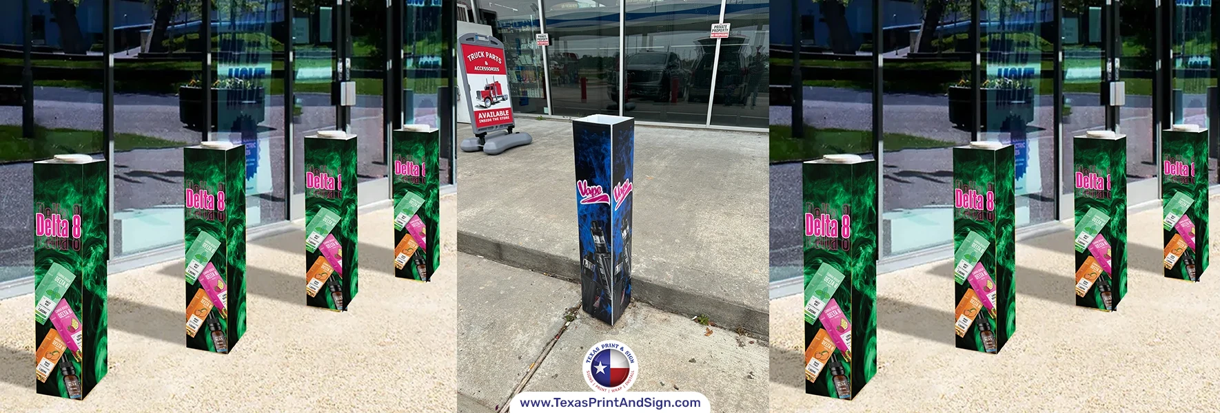 Bollard Signs Bollard Signs